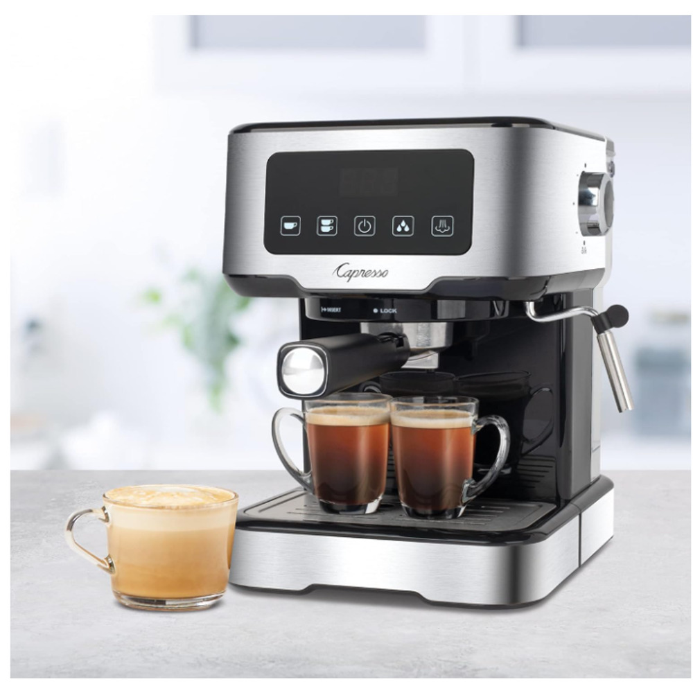 Capresso Café TS Touchscreen Espresso Machine 50 ouncesSilver